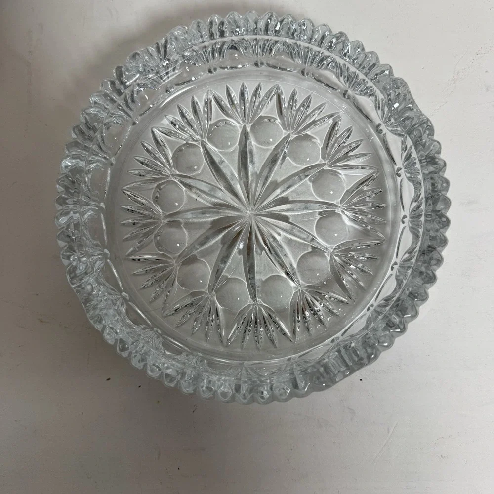 PRINCESS HOUSE:‎ Lead Crystal ASHTRAY Ash Tray 6-1/4